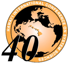 Titelblatt 40th Annual Hawaii International Conference on System Sciences